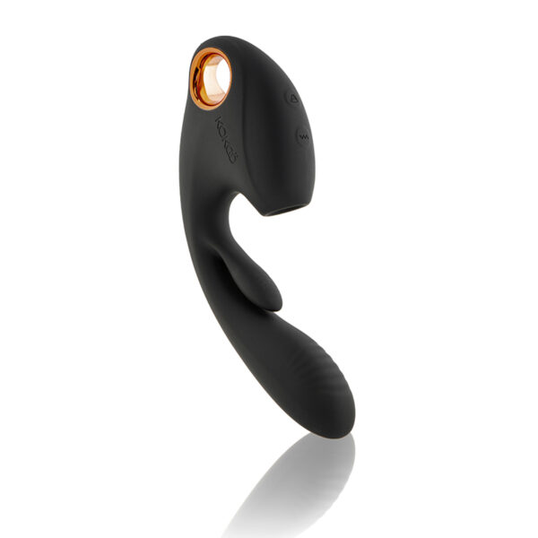 Vibrador triple negro