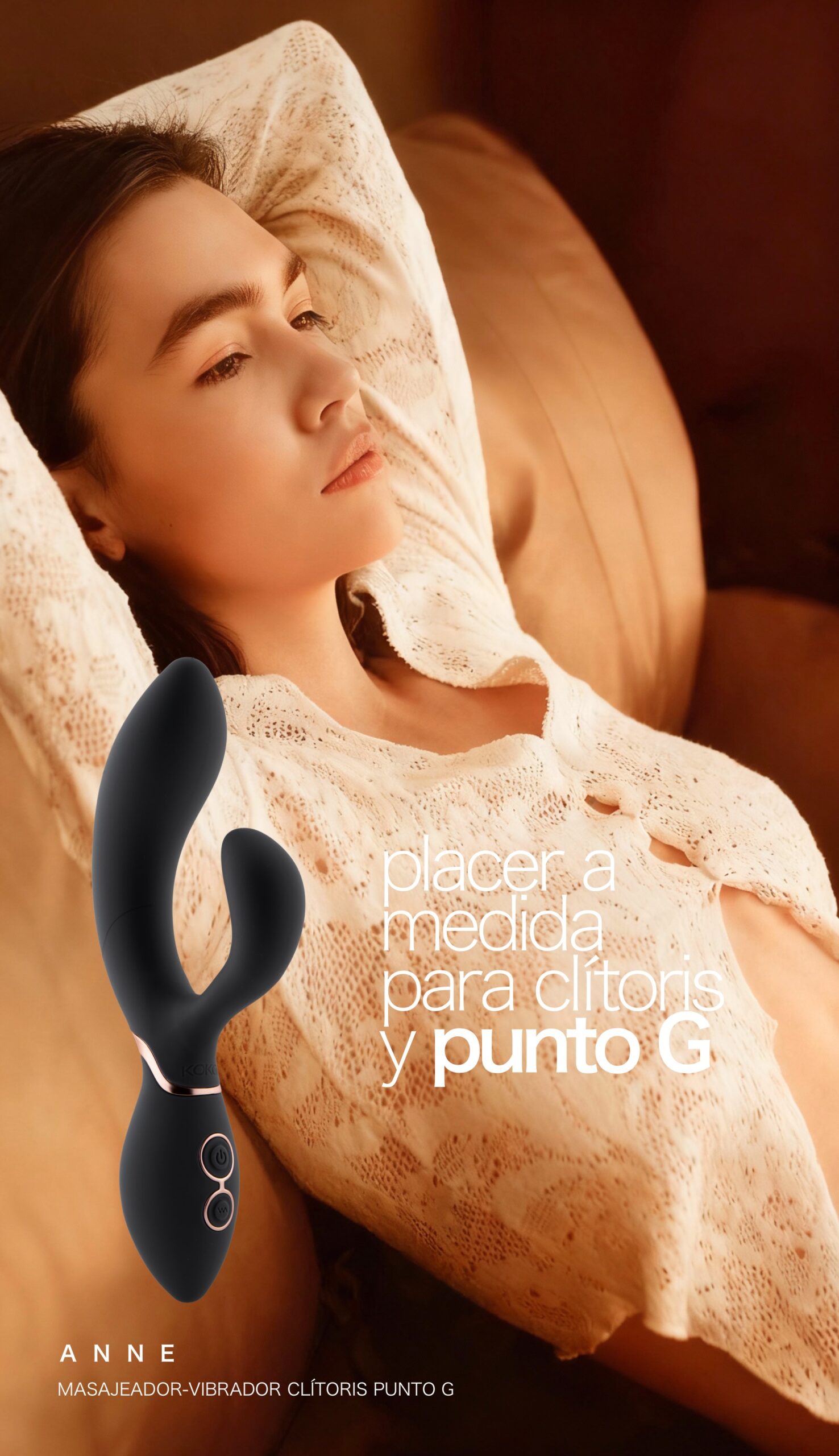 oo ANNE HOME Vibrador doble estimulacion Anne